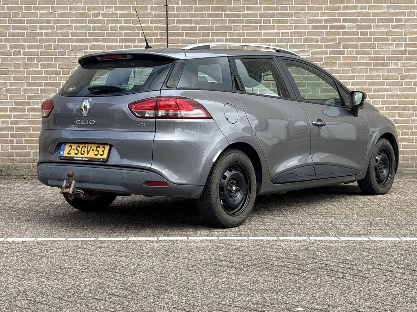 Renault Clio Estate 1.5 dCi ECO Expression | Airco | Cruise, Auto's, Renault, Bedrijf, Zilver of Grijs, Clio, Zwart