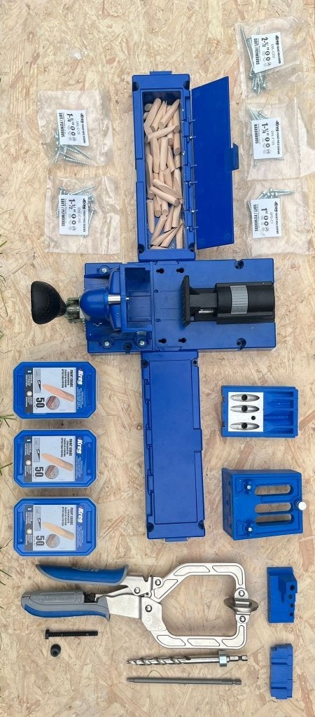 Kreg K5 Pocket-Hole Jig + Keuze uit  systeemkoffer, Doe-het-zelf en Bouw, Ophalen, Nieuw