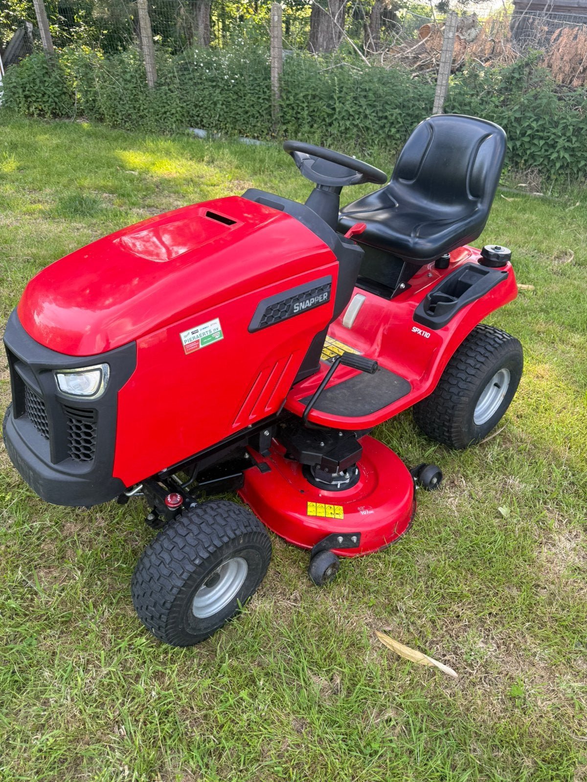 Snapper SPX110, Ophalen, Zo goed als nieuw