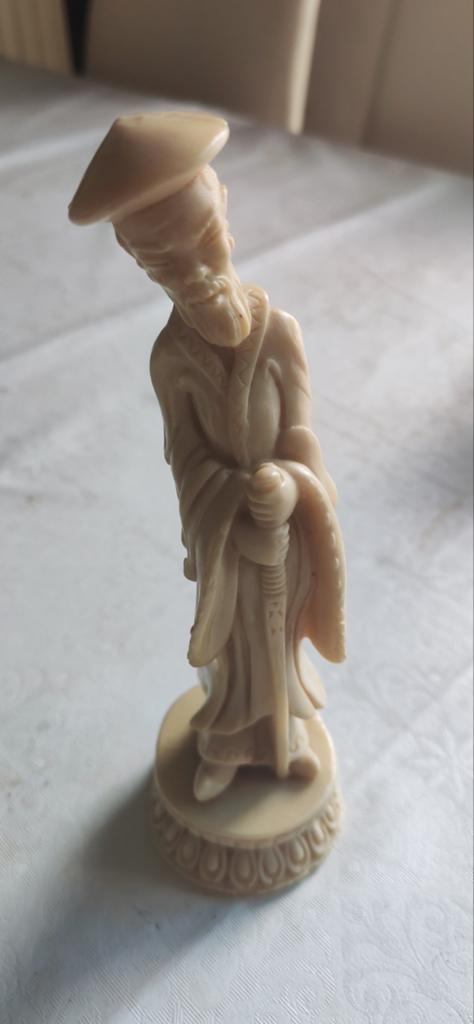 Vintage God van langlevendheid, foux-ivoor 1960-70-80, Enlèvement ou Envoi, Comme neuf, Religion