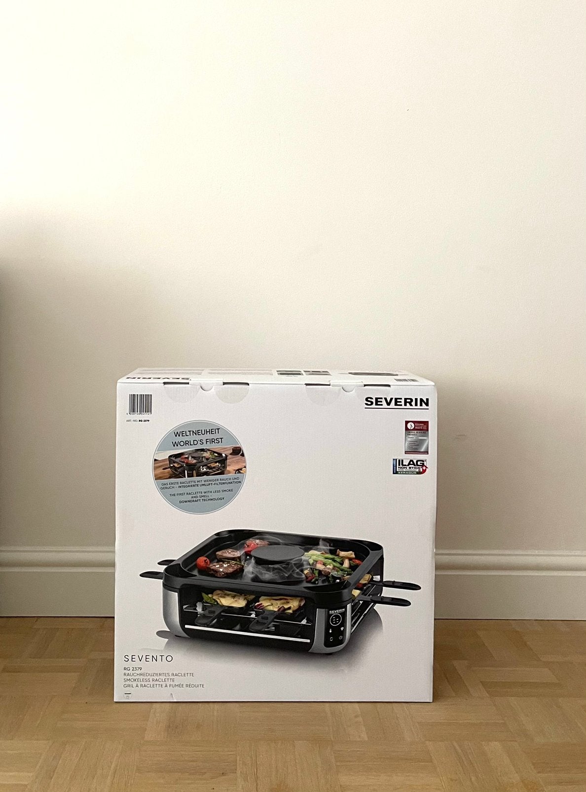 Nouvel appareil à raclette/grill de table SEVERIN, Electroménager, Enlèvement, Neuf