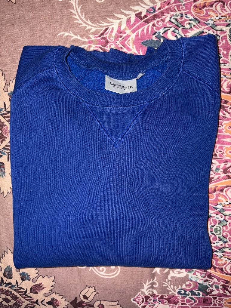 Sweat Carhartt bleu, Vêtements | Hommes, Enlèvement ou Envoi, Carhartt, Taille 52/54 (L), Porté