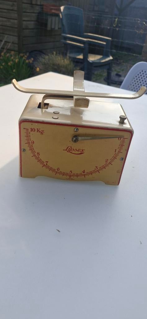 Zeldzame vintage Lyssex weegschaal., Antiek en Kunst, Ophalen