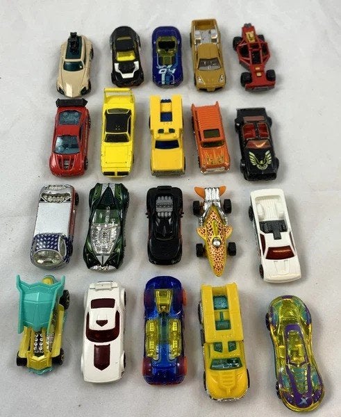 Hot Wheels kavel 20 stuks verzameling Mattel diecast, Kinderen en Baby's, Speelgoed |Speelgoedvoertuigen, Verzenden, Zo goed als nieuw