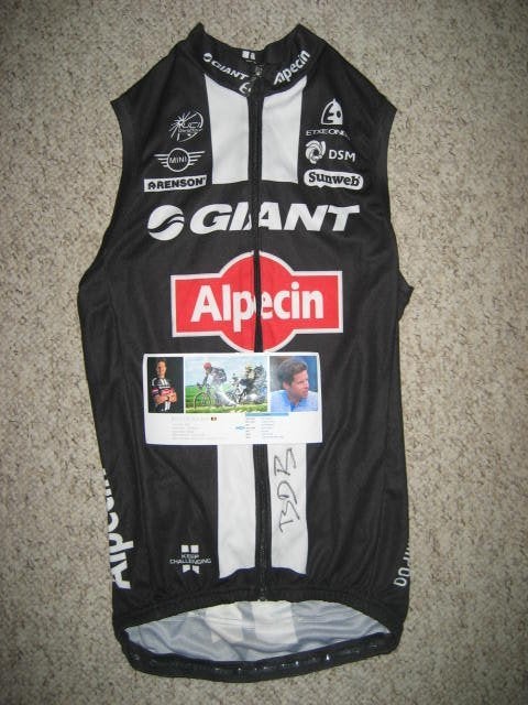 Giant Alpecin wielershirt Bert De Backer shirt body maat L, Ophalen of Verzenden, Zo goed als nieuw, Kleding