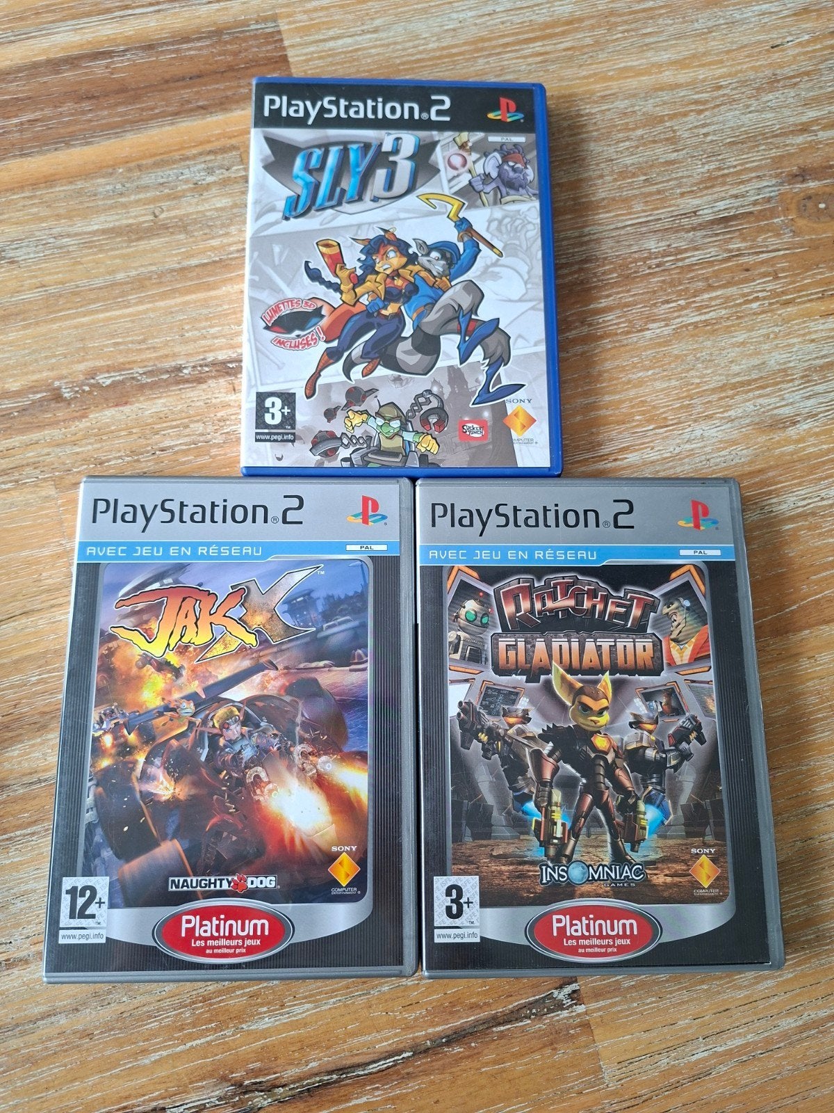 3 Playstation 2 Games, Consoles de jeu & Jeux vidéo, Enlèvement ou Envoi, Utilisé