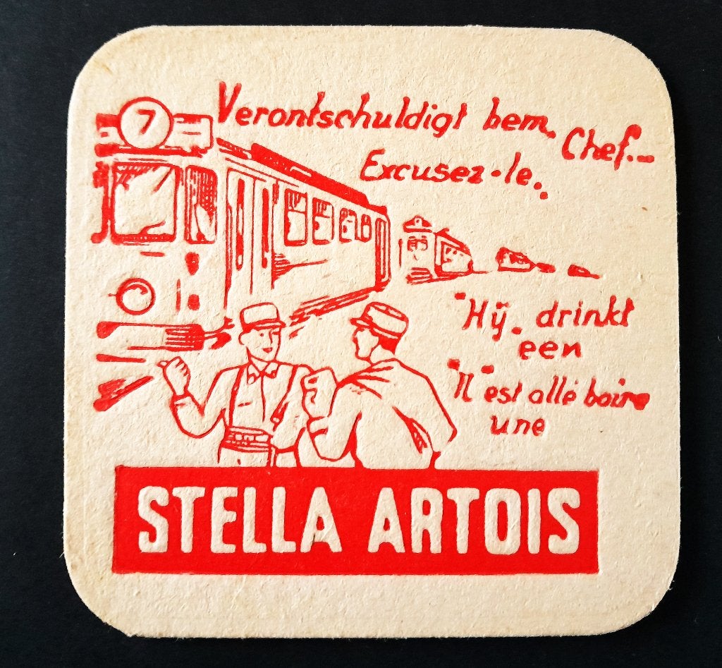 Brasserie Stella Artois Sous Bock, Verzamelen, Verzenden, Gebruikt, Viltje(s), Stella Artois