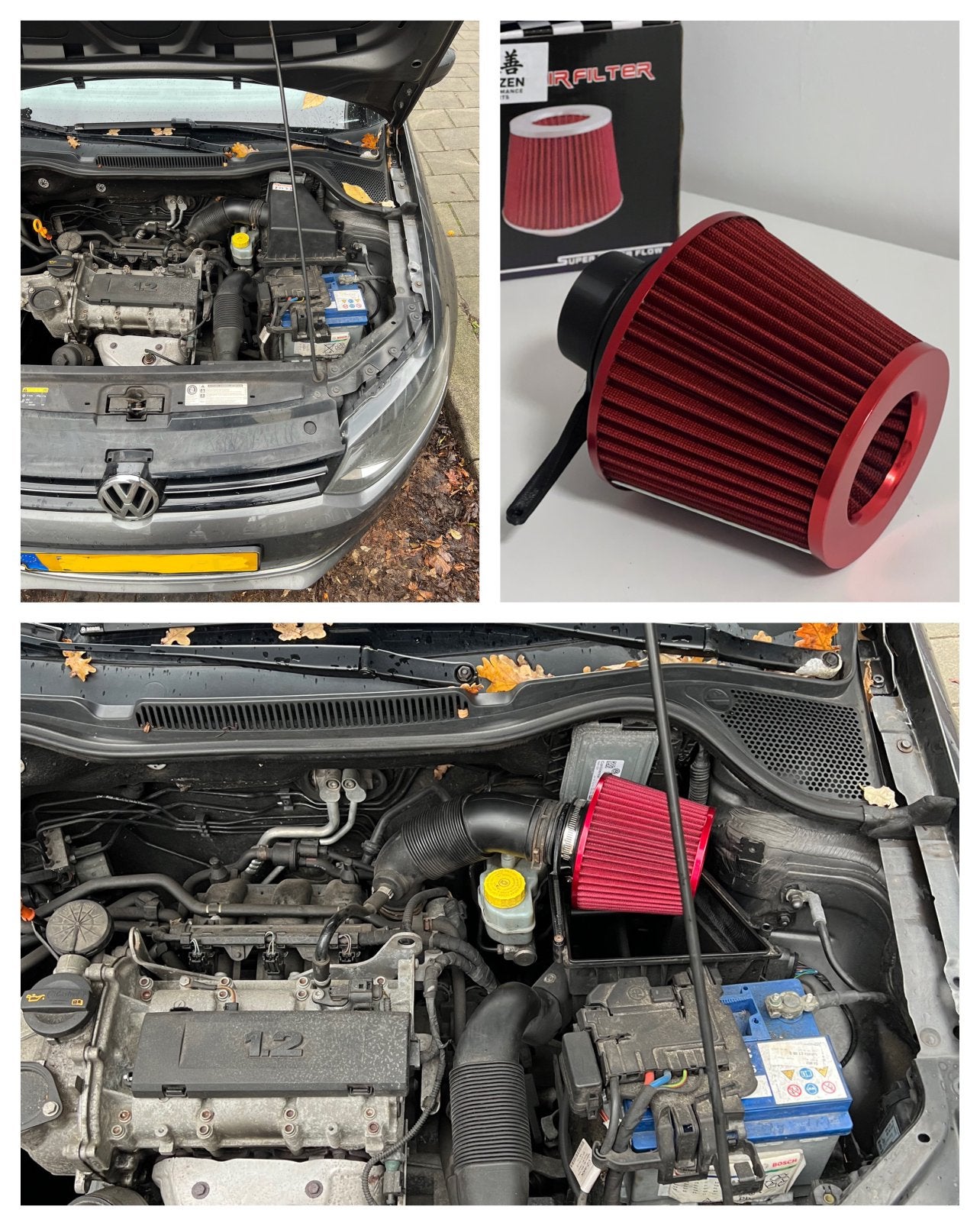 FILTRE À AIR SPORT À PRISE D'AIR OUVERT 1.2 Polo Ibiza Fabia, Enlèvement ou Envoi
