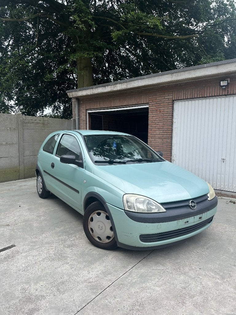 Opel Corsa 1.2 benzine gekeurd voor verkoop euro4, Auto's, Voorwielaandrijving, Stof, Zwart, 4 cilinders