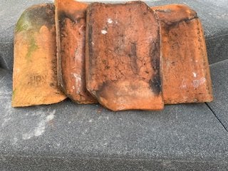 Oude boomse pannen, Ophalen, Gebruikt, Steen of Klei, 15 m² of meer