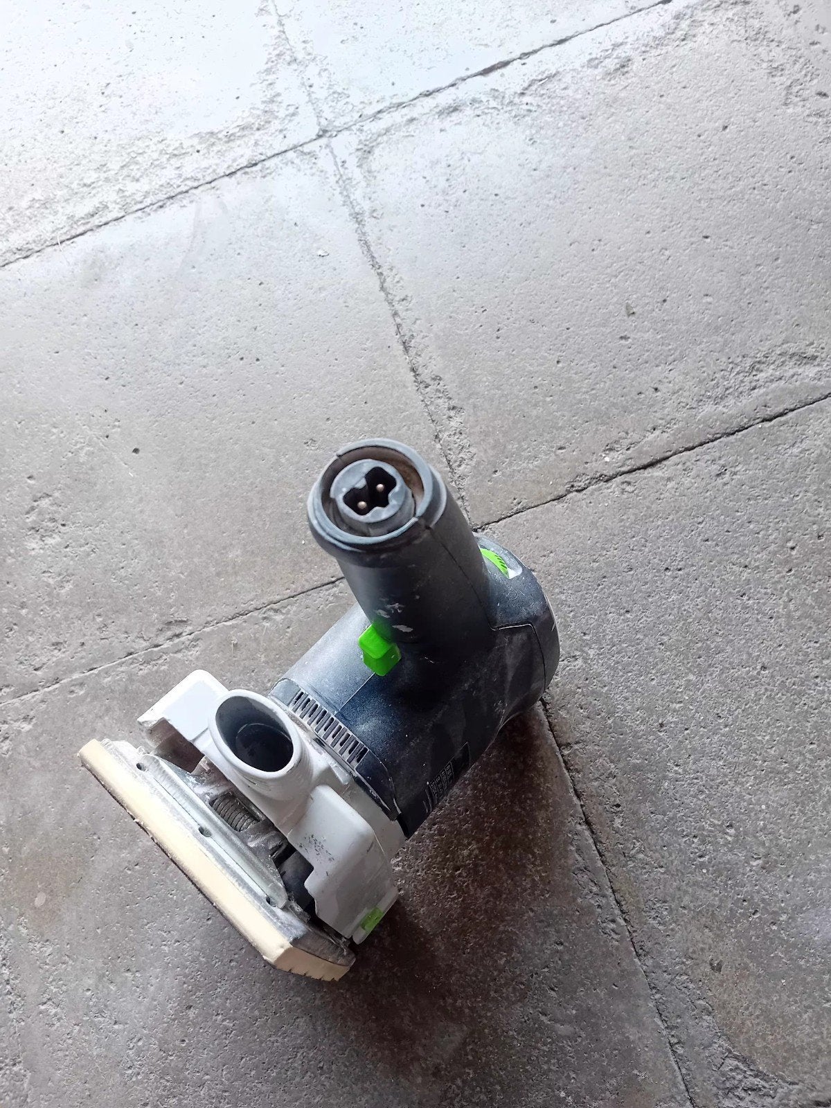 ponceuse Festool, Enlèvement