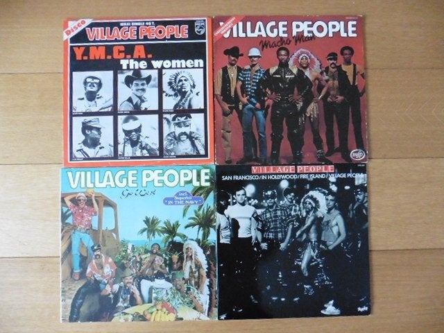 Village People Vinyl Pakket (4 x 12" vinyl), Cd's en Dvd's, Vinyl | Dance en House, LP, Ophalen of Verzenden, Zo goed als nieuw