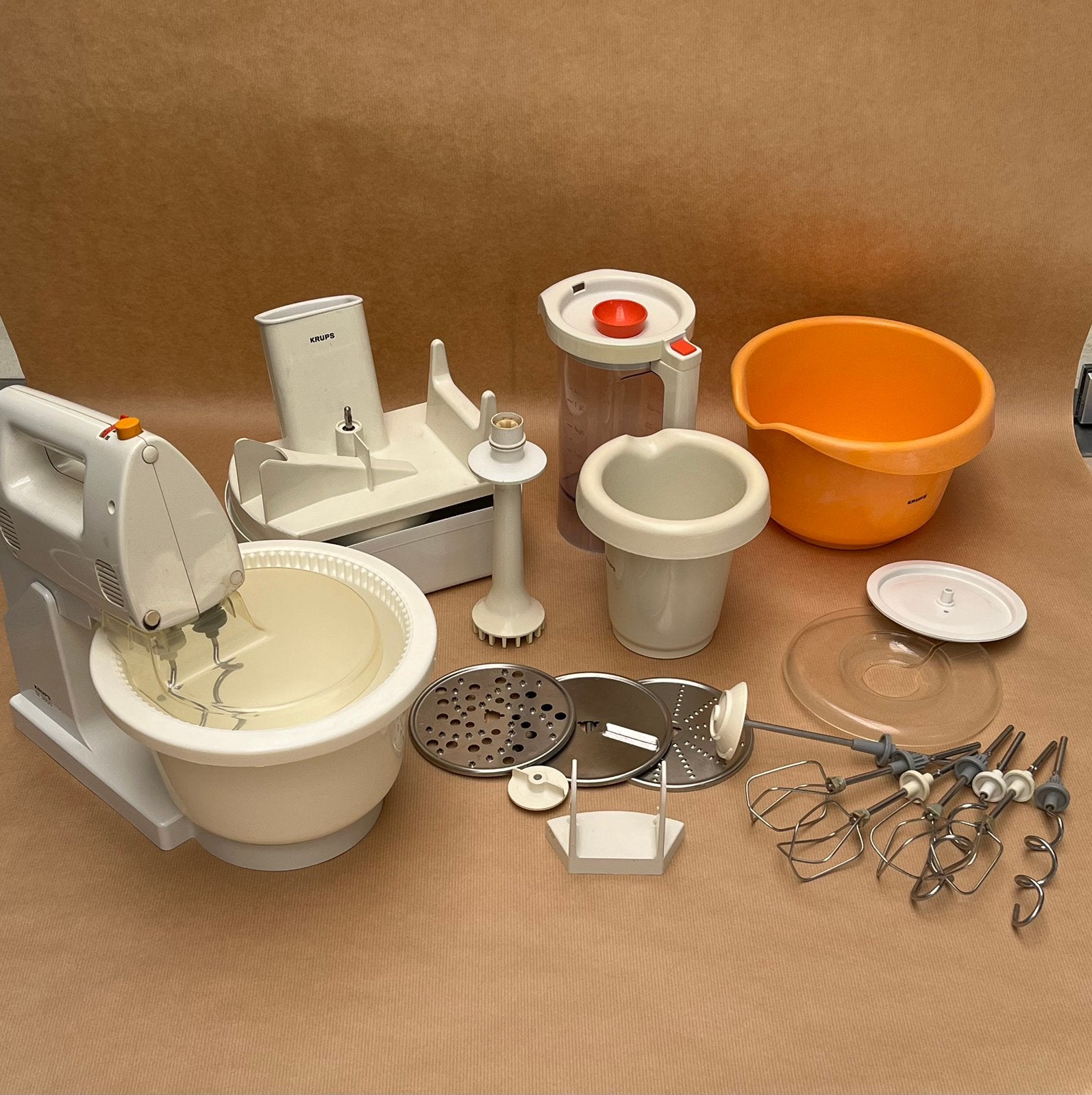 Vintage krups mixer, Ophalen, Gebruikt, 3 snelheden of meer