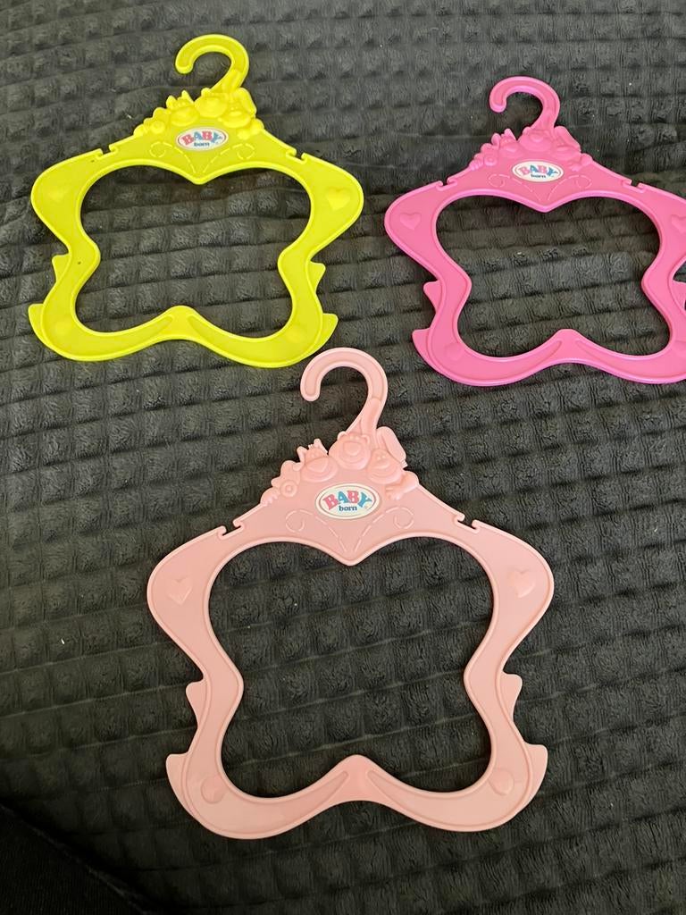 Set 3 kleerhagers/ kapstokken baby born zapf creation pop, Ophalen of Verzenden, Zo goed als nieuw