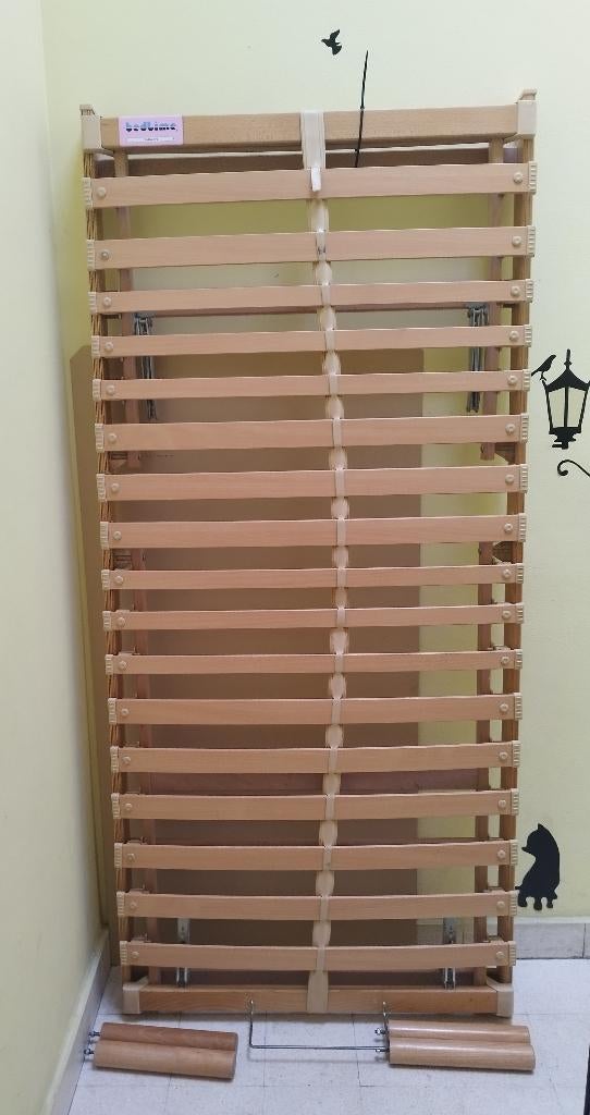 Lattenbodem Latteflex Latesort 90cm met poten, Ophalen, 90 cm, Eenpersoons, Bedbodem