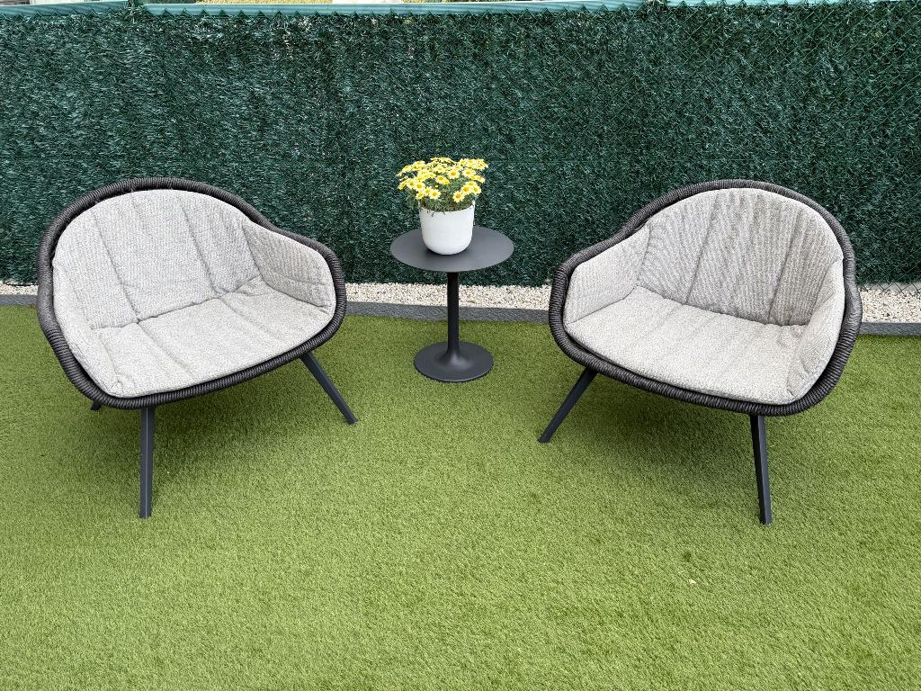 disign tuinzetels, Jardin & Terrasse, Chaises de jardin, Enlèvement, Comme neuf, Pliant