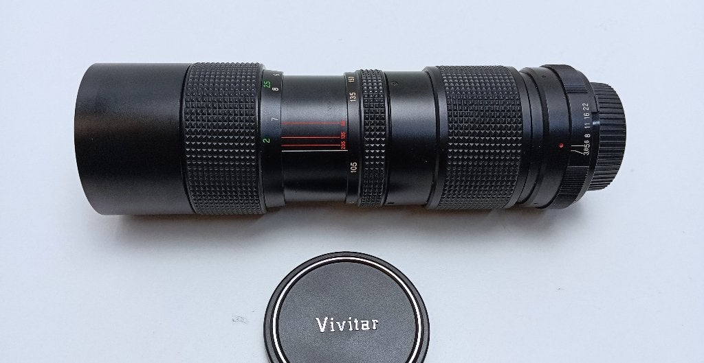 Zoom téléobjectif Vivitar 85-205 mm f/3.8 pour Minolta, Enlèvement ou Envoi, Utilisé, Zoom