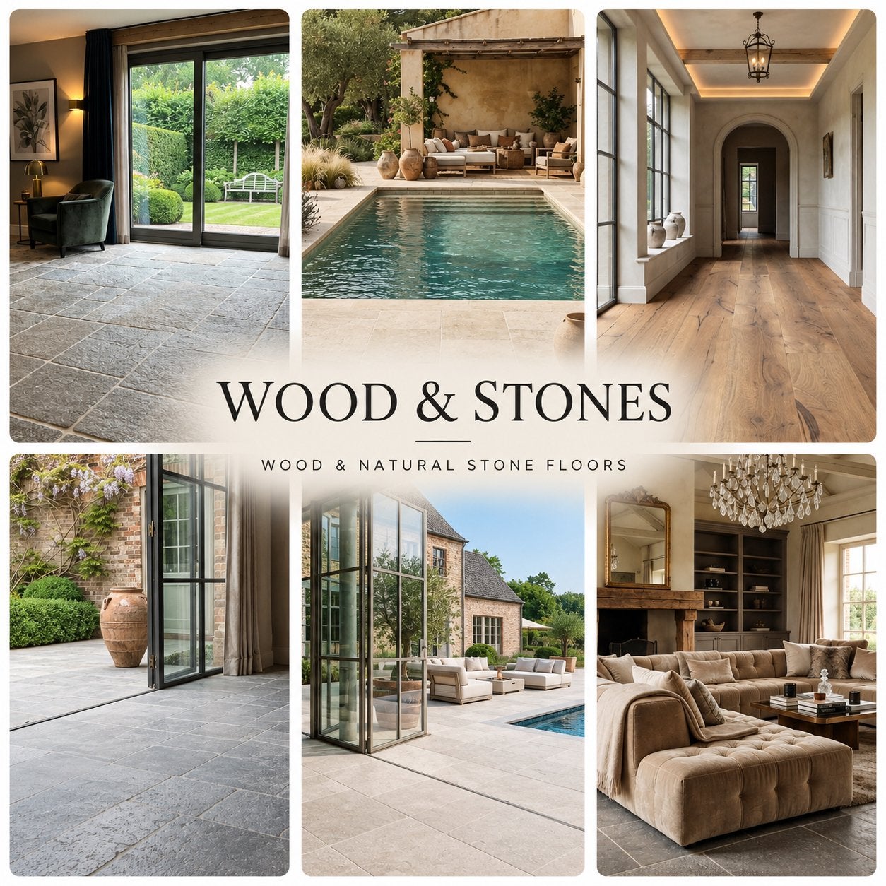 Wood & Stones — het adres voor houten vloeren & natuursteen., Tuin en Terras, Ophalen of Verzenden, Nieuw, Binnen