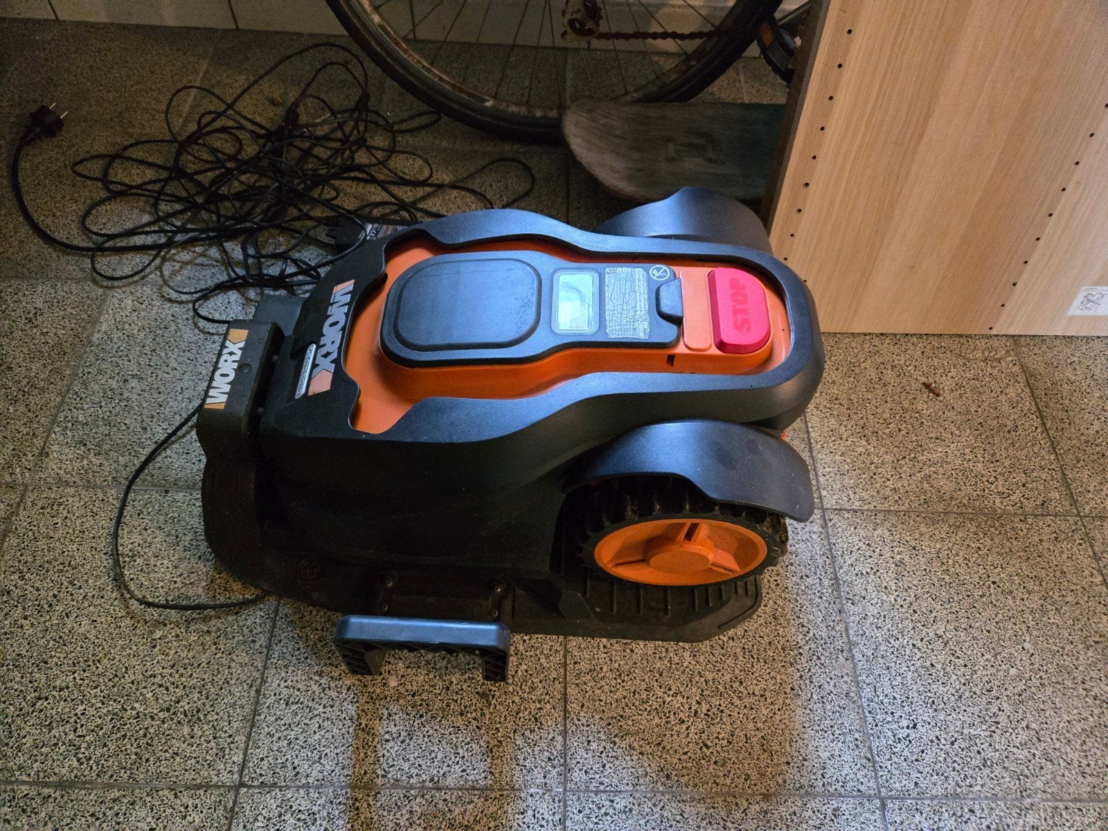 Worx landroid M (WG754E), Ophalen