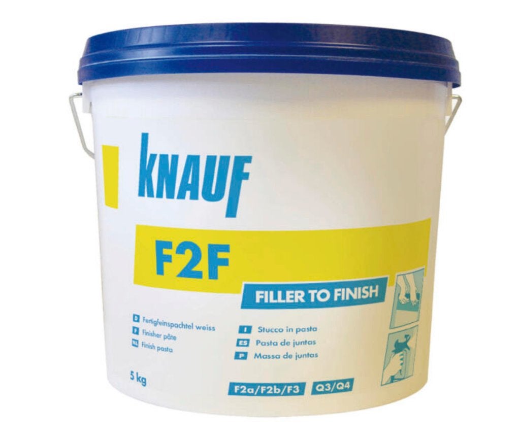 Knauf F2F afwerkpleister 2 kg, Bricolage & Construction, Briques, Enlèvement, Comme neuf, Autres types