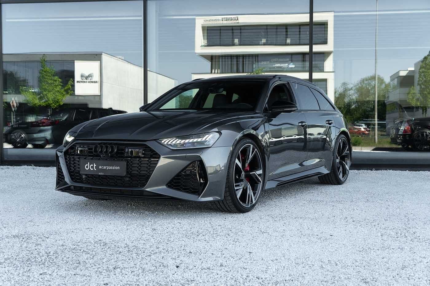 Audi RS6 Panorama BlackOptic B&O CoolingSeats Laser HeadUp, Cuir, Argent ou Gris, 3996 cm³, Euro 6
