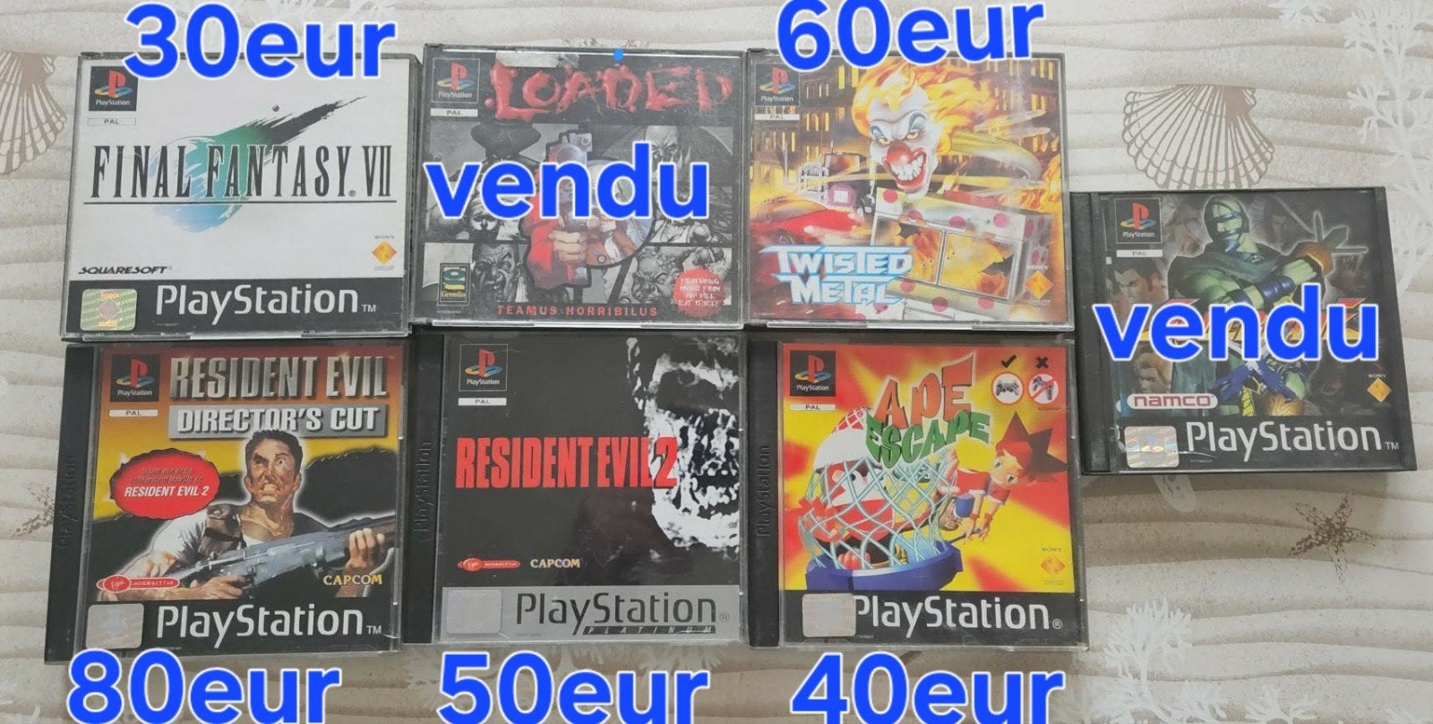 Ps1-spellen voor verzamelaars, Games en Spelcomputers, Ophalen of Verzenden, Nieuw