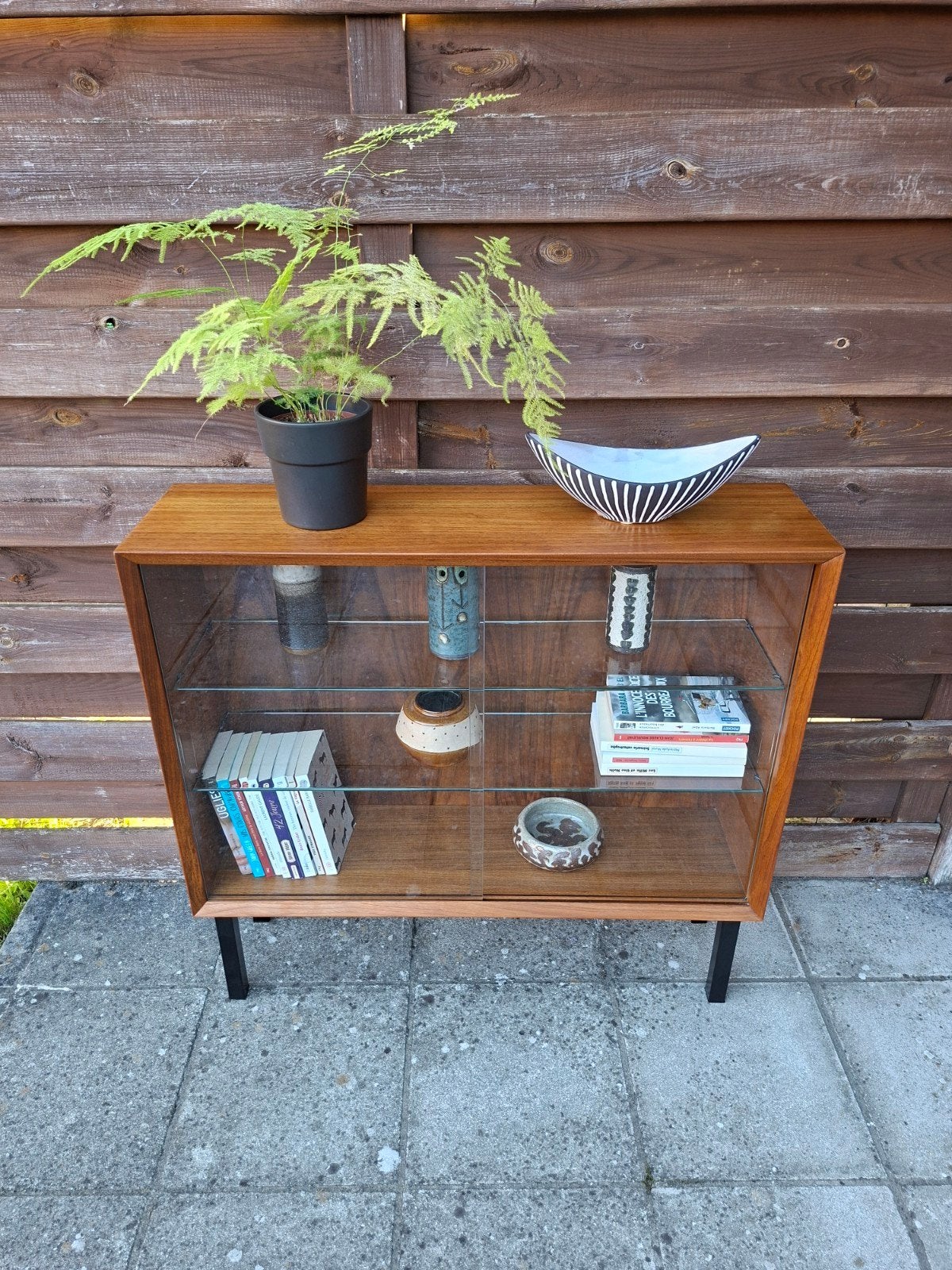 Vintage boekenkast Poul Cadovius, Ophalen, Teakhout