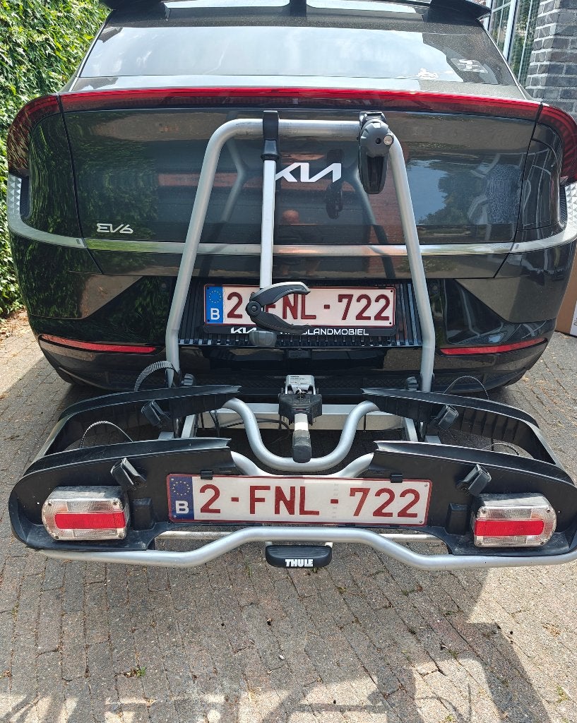 Porte-vélos Thule EP 916, Autos : Divers, Porte-vélos, Comme neuf, Support d'attelage, 2 vélos, Pneus larges, Vélo électrique