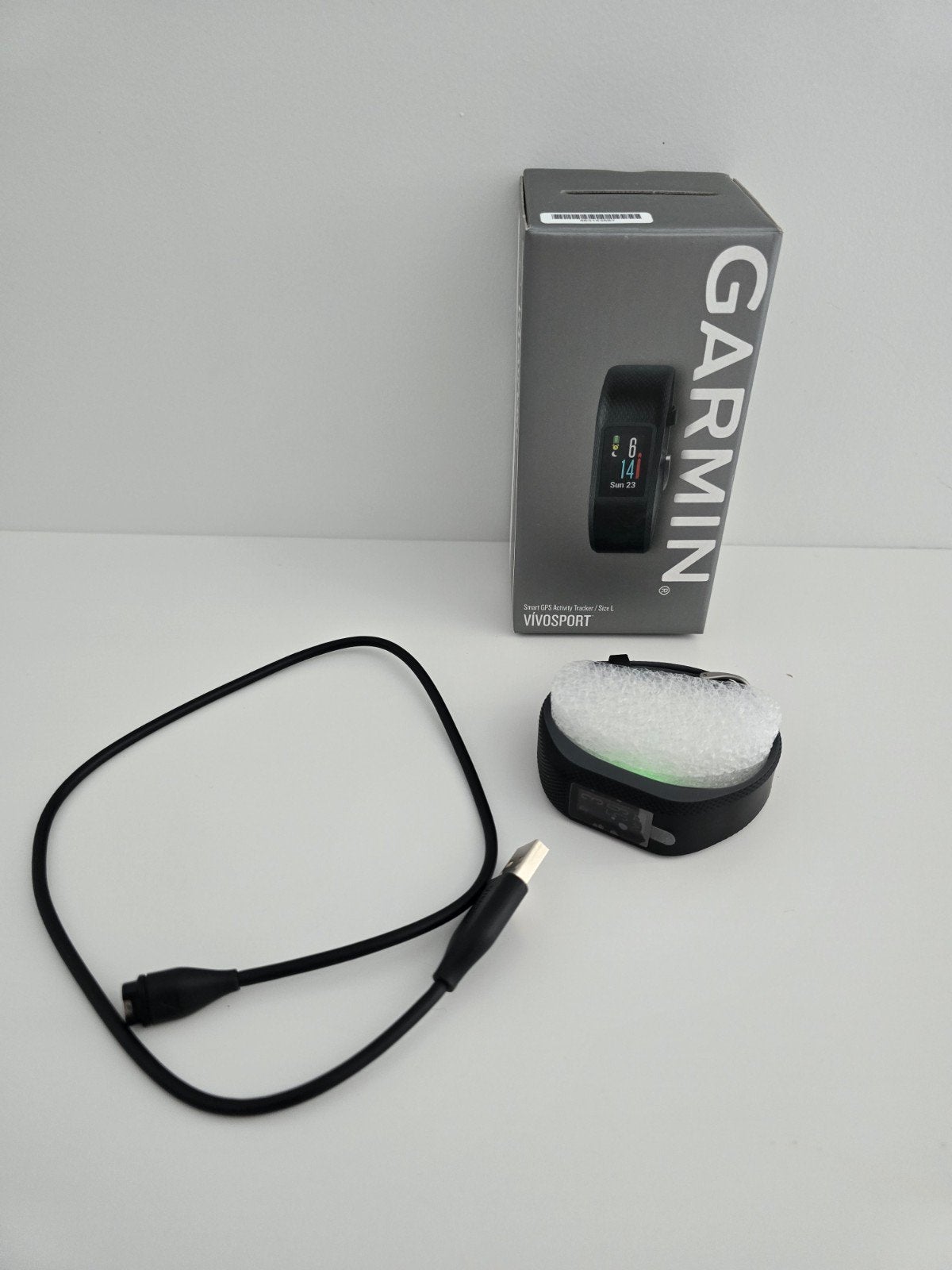 Garmin vívosport GPS activity tracker (maat L), Sports & Fitness, Enlèvement ou Envoi, Comme neuf, Garmin, Étanche