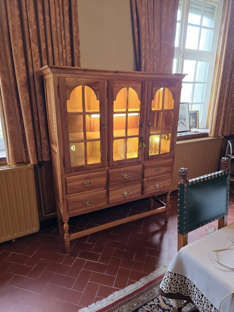 Vitrine, Enlèvement, Utilisé, Verre, Avec tiroir(s)