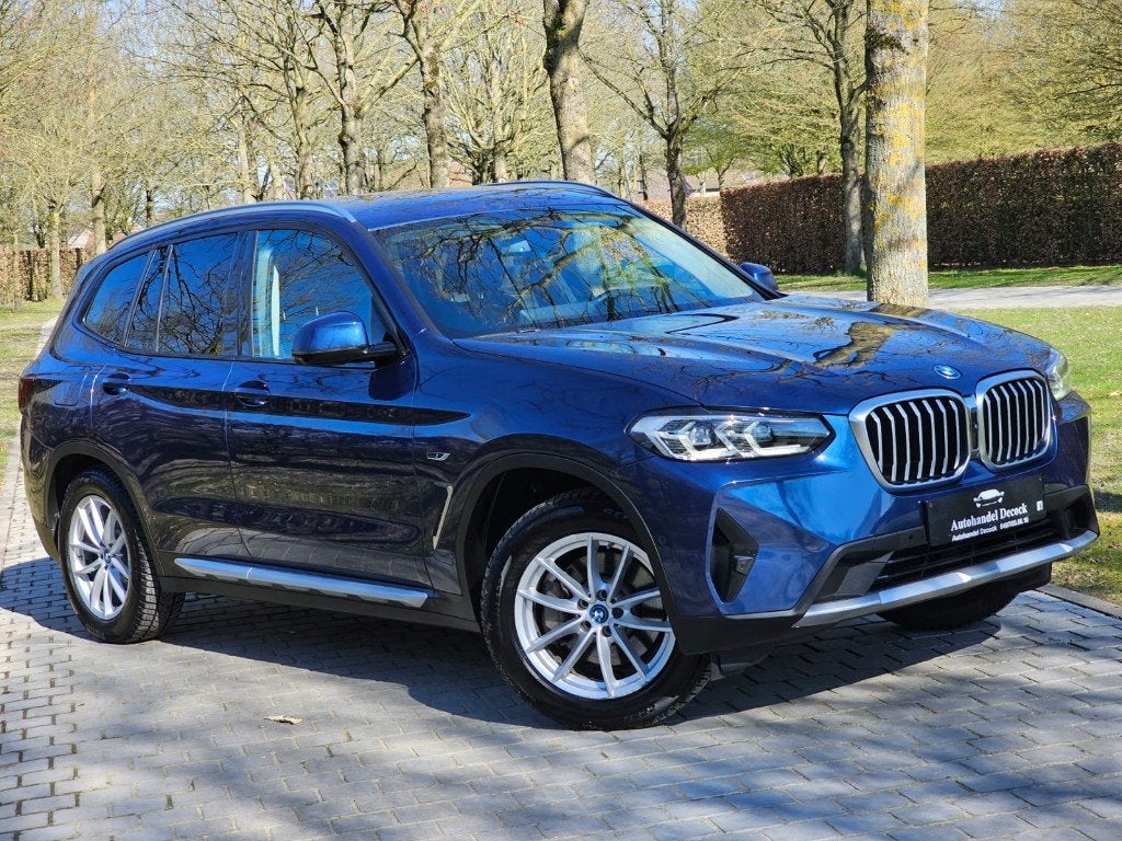 Bmw X3 2.0 Xdrive 30E FACELIFT | 360CAMERA | TREKHAAK, Auto's, BMW, Automaat, 2000 kg, Blauw, Leder