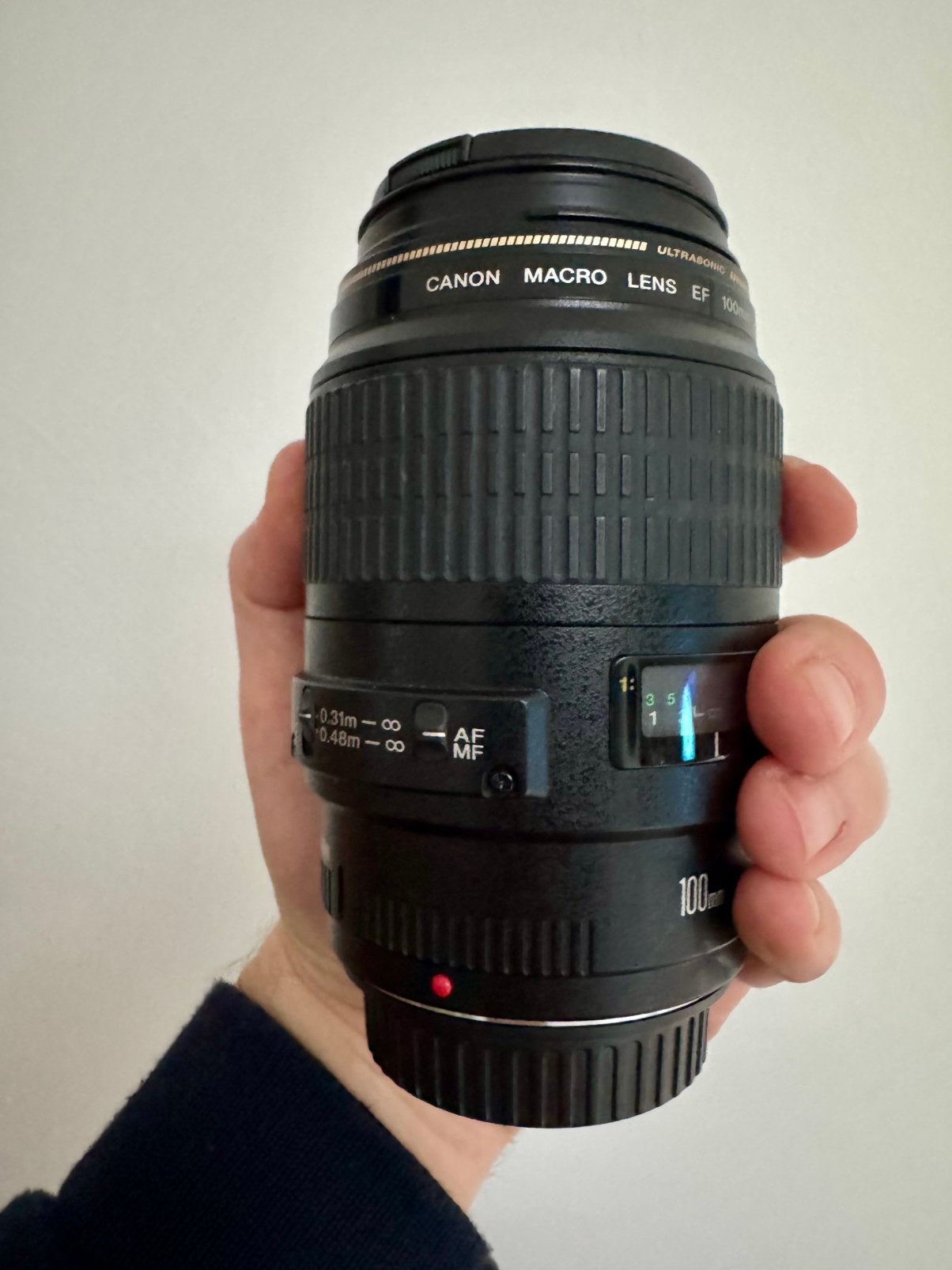 Canon EF 100mm f2.8 MACRO USM, Enlèvement ou Envoi, Comme neuf