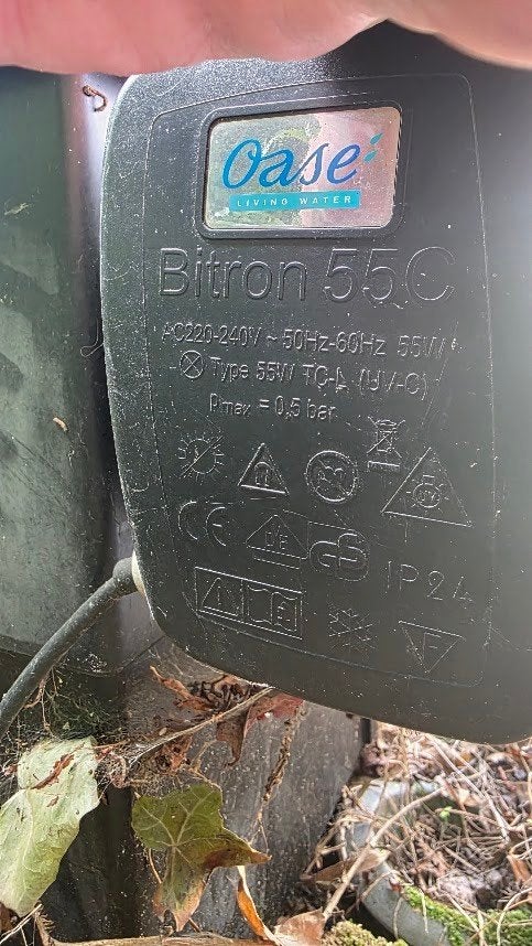 Oase BioTec + Oase Bitron C 55 – groot vijverfiltersysteem, Jardin & Terrasse, Enlèvement, Utilisé, Filtre de bassin