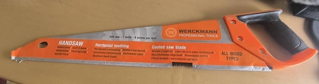 Werckmann Professional Tools - Handzaag - 500mm neuve, Enlèvement ou Envoi, Neuf