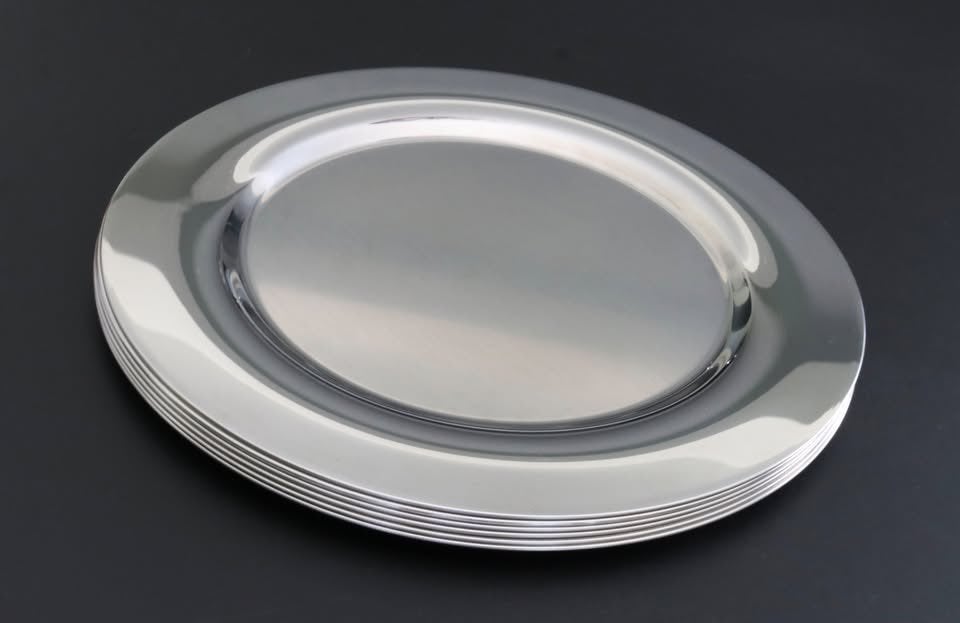 6 metalen Stelton Design onderborden, Ophalen of Verzenden, Gebruikt, Metaal