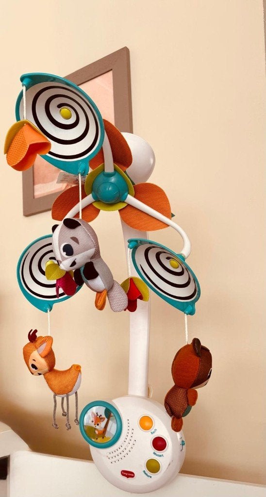 Tiny Love muzikale baby mobiel, Kinderen en Baby's, Ophalen, Zo goed als nieuw, Mobiel, Met geluid