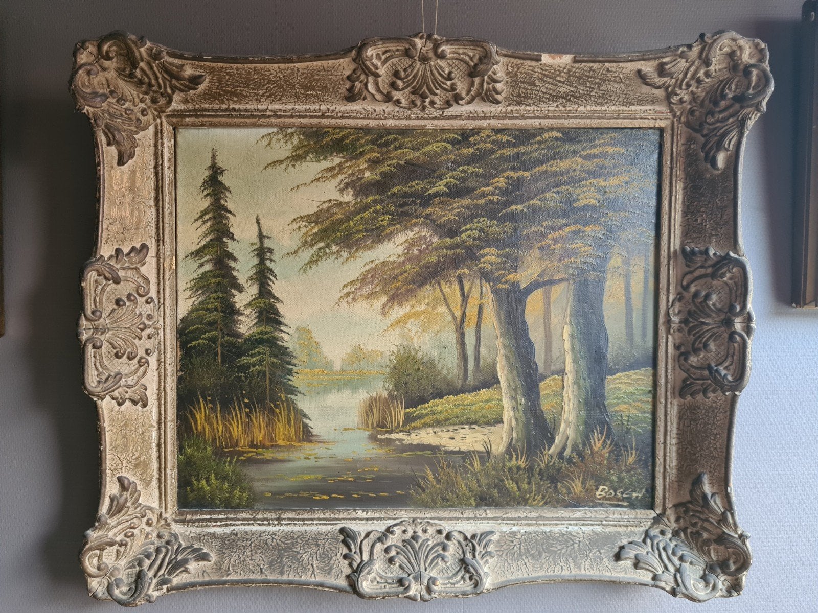 schilderij, Ophalen