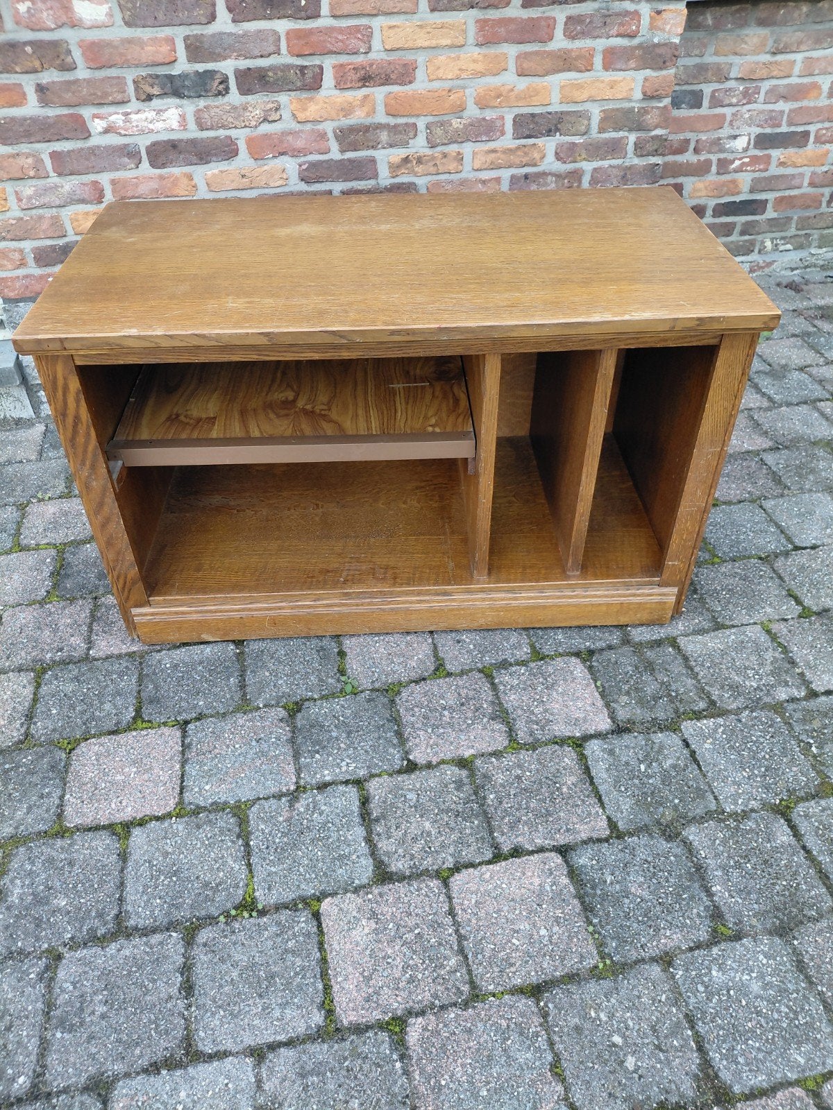 tv kast in massieve eik 96 x 50 cm en 60 cm hoog, Ophalen