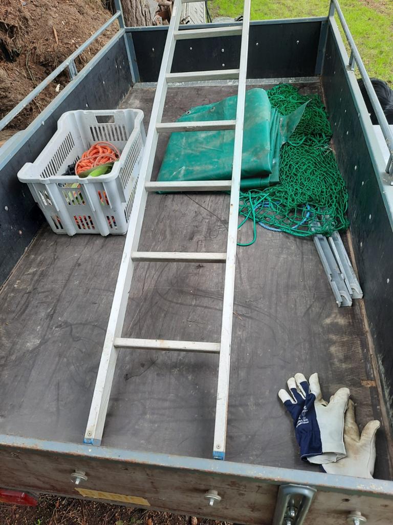 Aanhanger 2m50  1m30, Auto diversen, Aanhangers en Bagagewagens, Ophalen of Verzenden, Gebruikt
