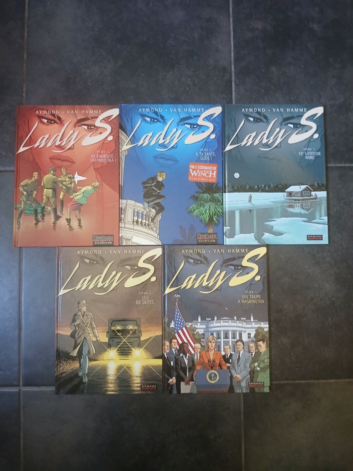 Lot de 5 bd Lady s 1 à 5, Boeken, Stripverhalen, Ophalen of Verzenden
