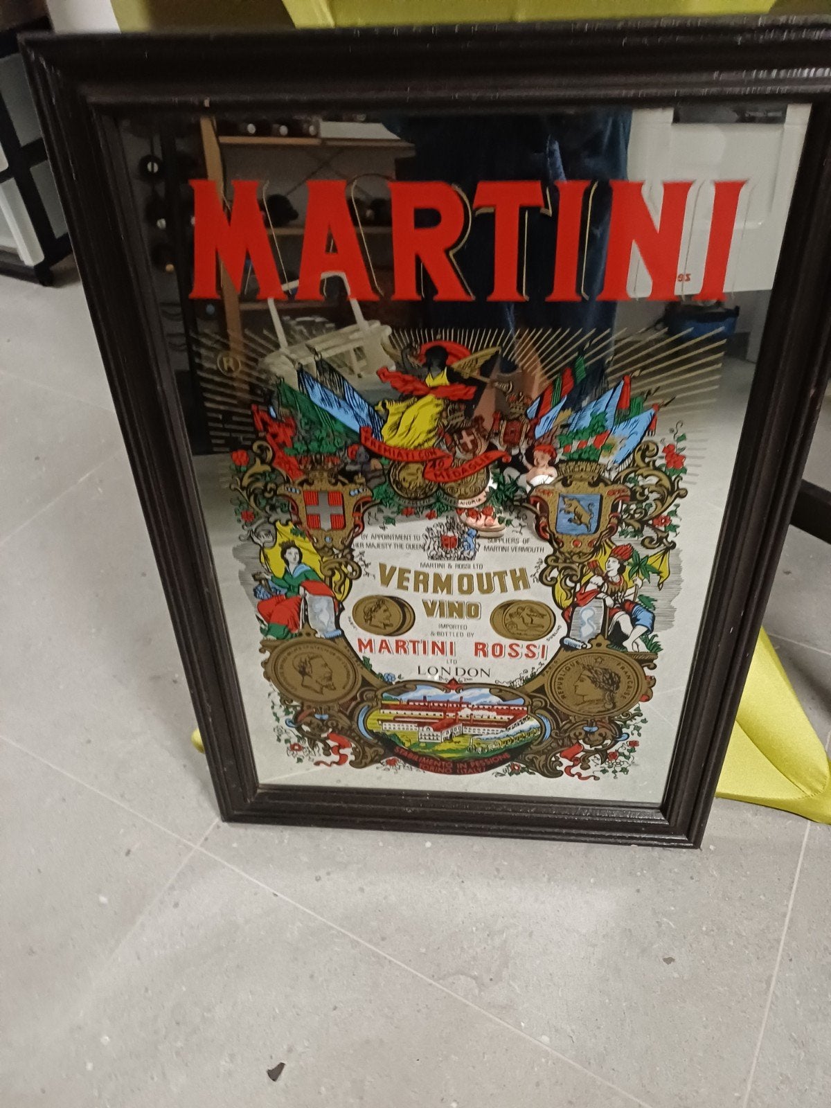 miroir vintage martini, Enlèvement