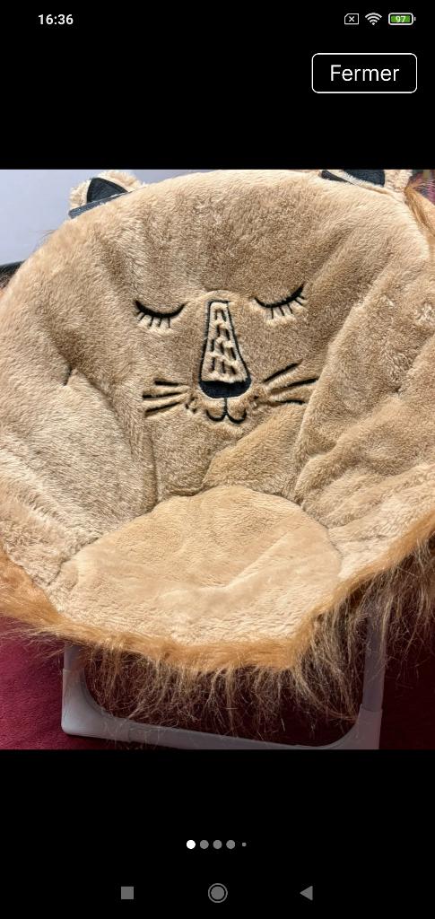 Fauteuil peluche pliant pour enfants, Enlèvement, Comme neuf