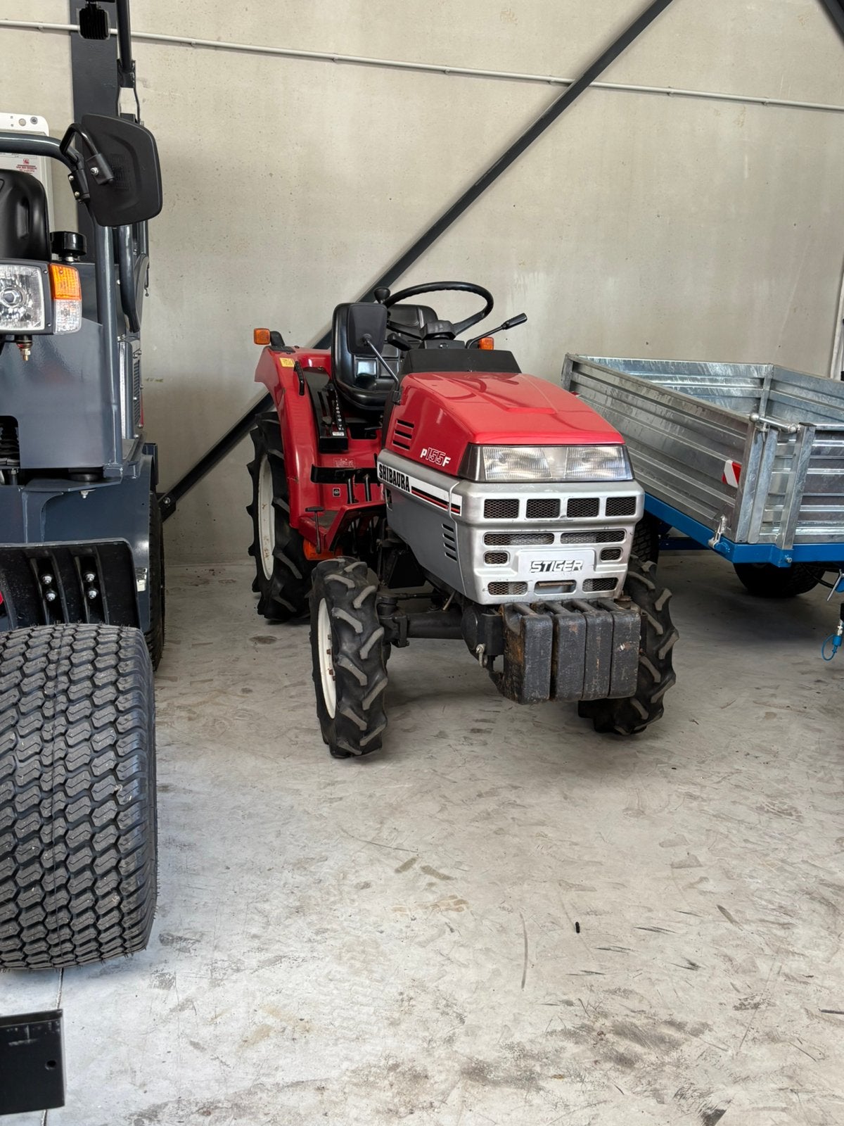 Minitractor shibaura P155F microtracteur, Ophalen