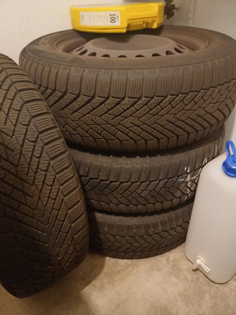 winterbanden, Ophalen, Gebruikt, 16 inch, Banden en Velgen