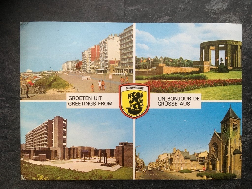 postkaart Nieuwpoort, Ophalen of Verzenden, Gelopen, West-Vlaanderen