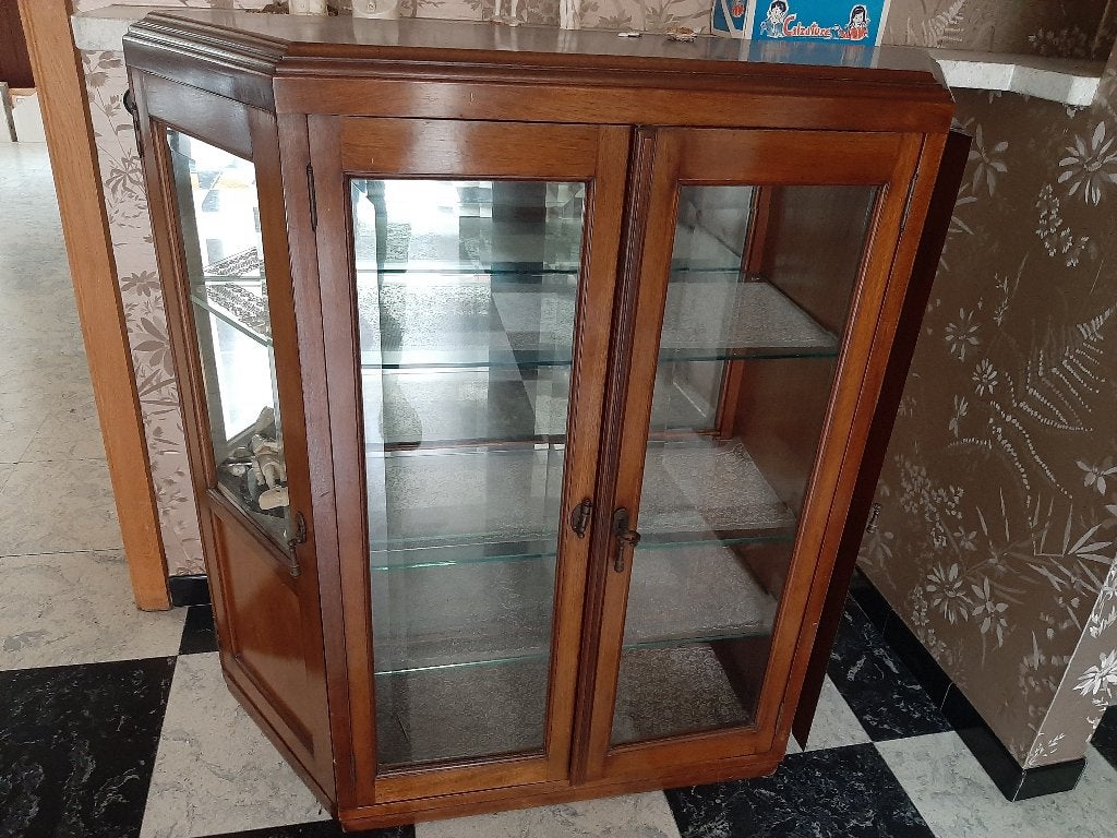 Vitrinekast, Huis en Inrichting, Ophalen, Gebruikt, 25 tot 50 cm, 100 tot 150 cm