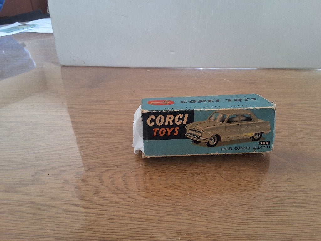 corgi-toys 200 ford consul saloon, Ophalen of Verzenden, Gebruikt, Auto, Corgi