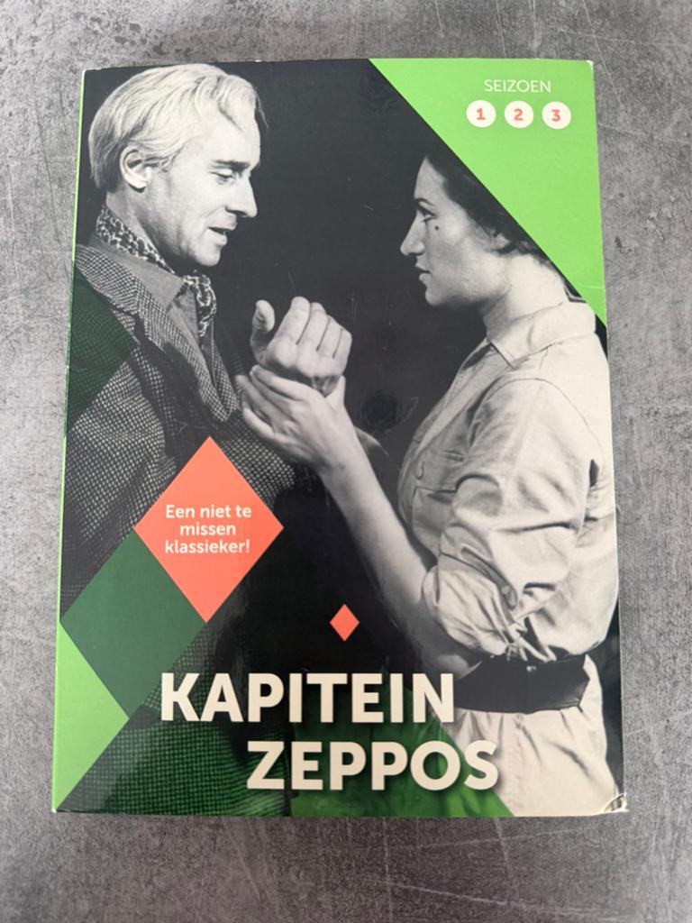 Dvd kapitein zeppos 1-2-3, Cd's en Dvd's, Ophalen of Verzenden, Zo goed als nieuw