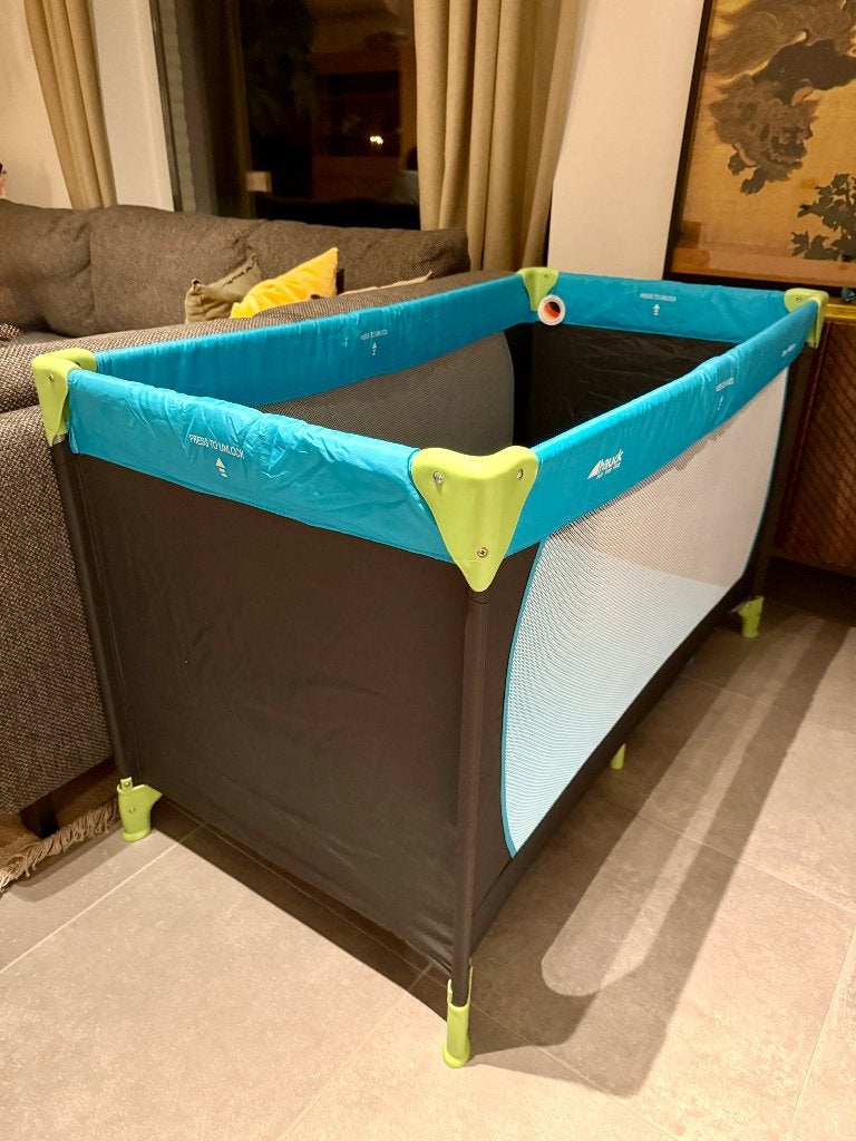 Hauck reisbedje Dream’n Play – Waterblue, Ophalen, Reisbedje