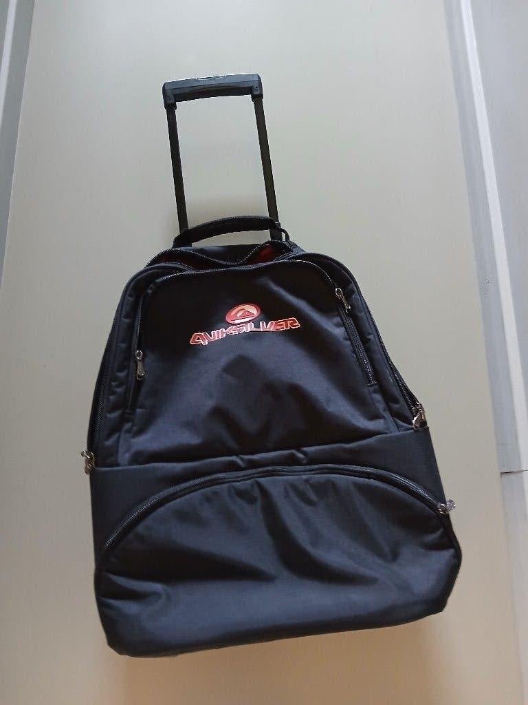 Quiksilver trolley / rugzak / reistas, Wieltjes, Zwart, Minder dan 40 cm, Ophalen of Verzenden